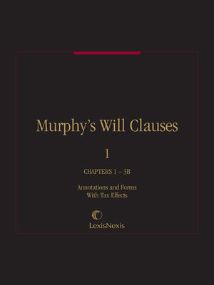 cover image of Murphy's Will Clauses
